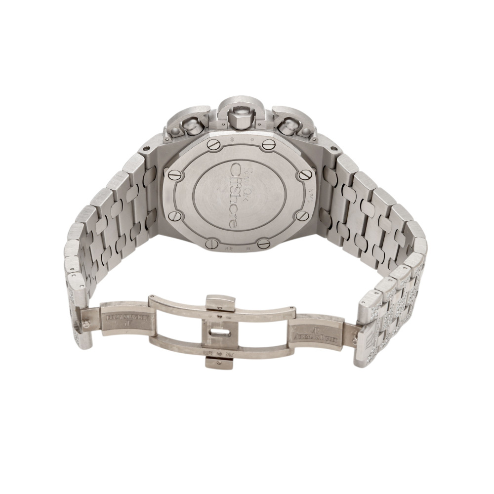 w167349-4 Royal Oak Offshore Chronograph White gold Diamond 48mm