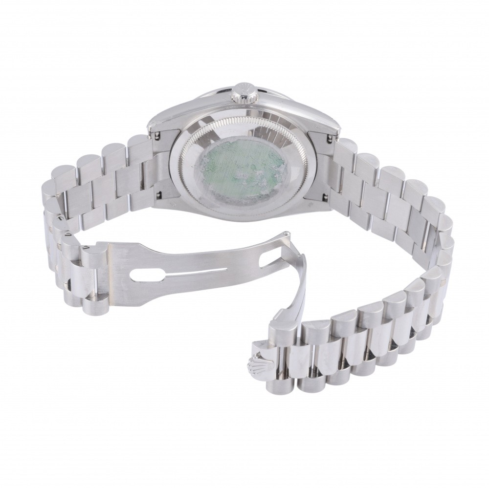 w175282-3 Day-Date White Gold Silver Dial Diamond Bezel 36mm 2015