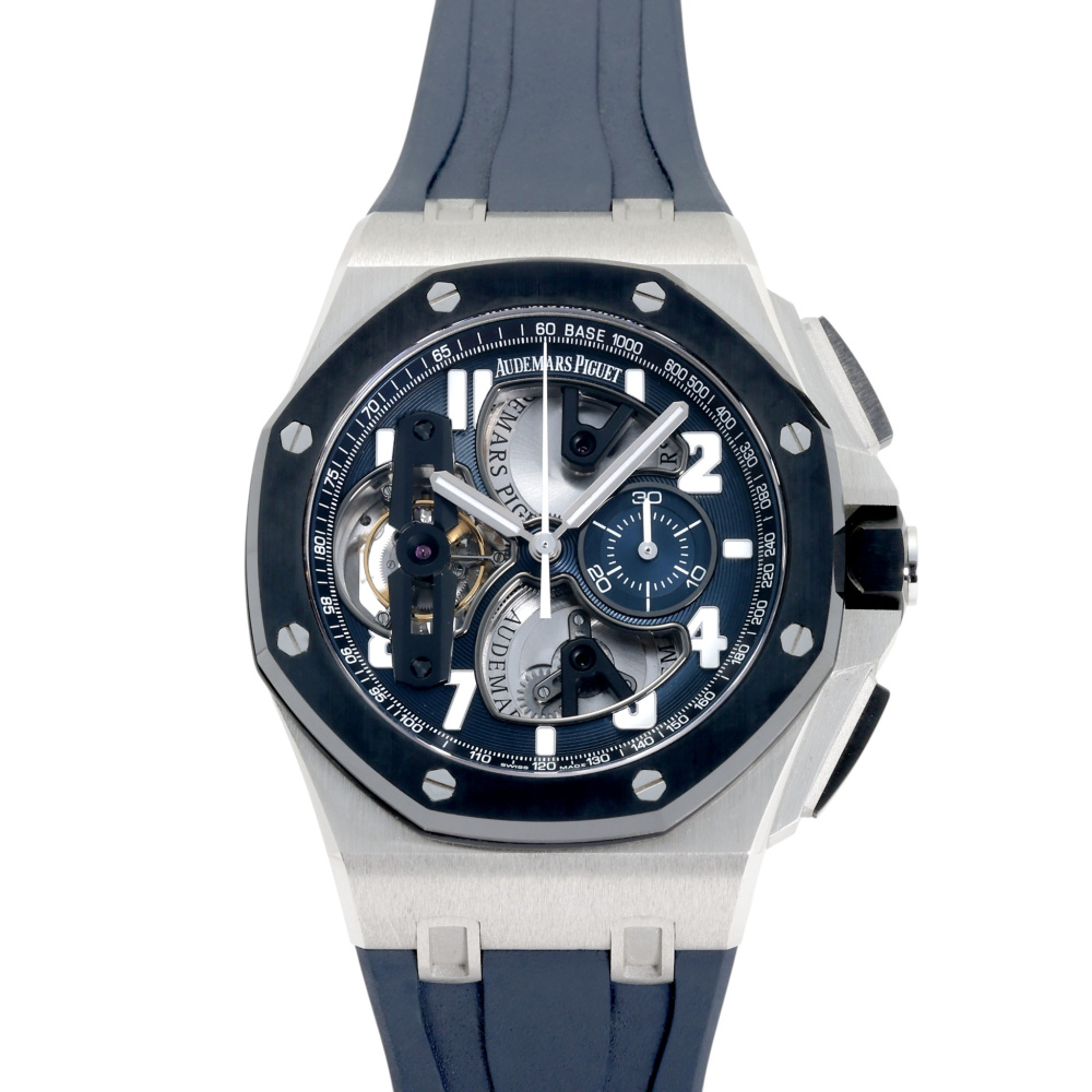 w180714-1 Royal Oak Offshore Tourbillon Chronograph Platinum 44mm