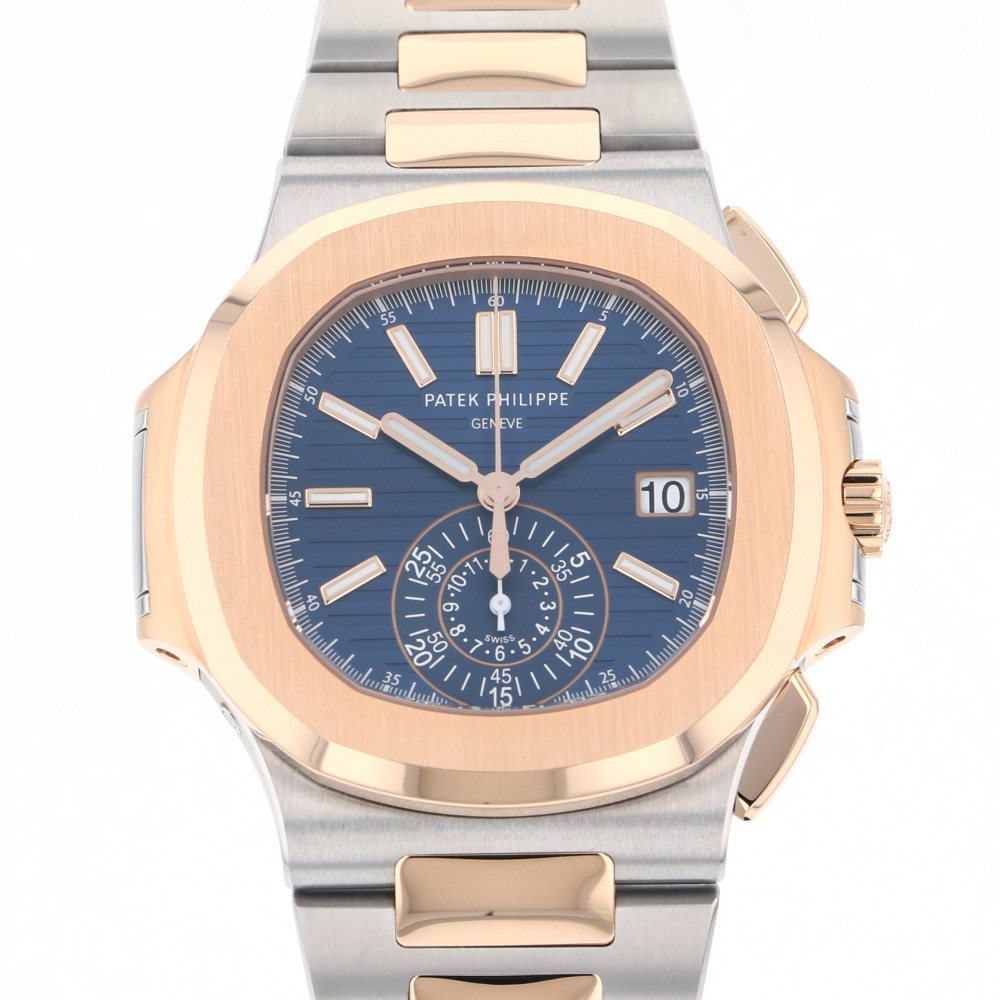 Nautilus Chronograph 5980/1AR-001 Gold / Steel 40.5mm 2017