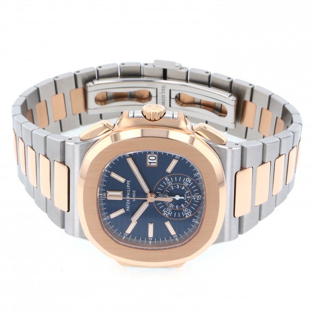 Nautilus Chronograph 5980/1AR-001 Gold / Steel 40.5mm 2017