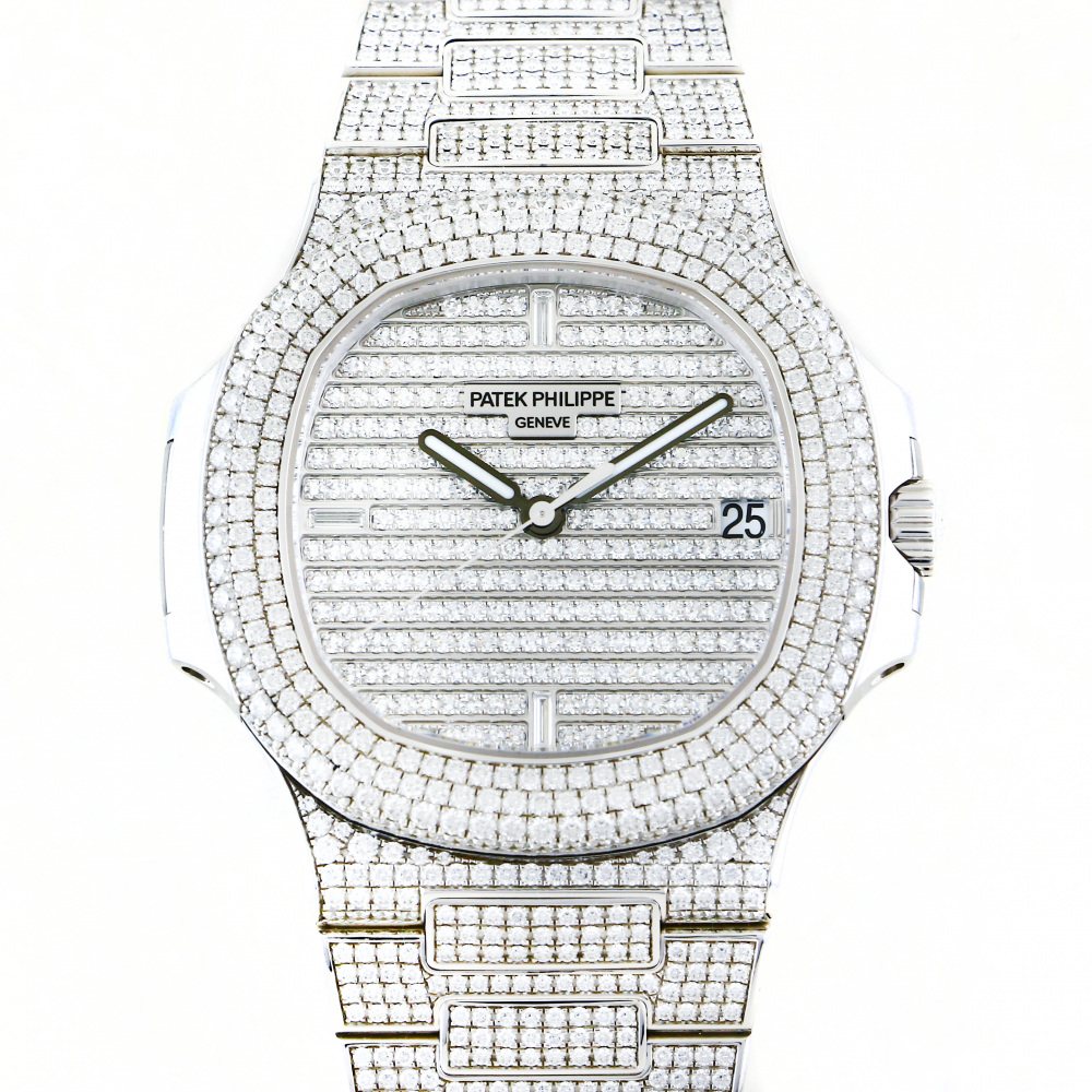 Nautilus 5719/1G-001 White Gold Diamond 40mm 2010