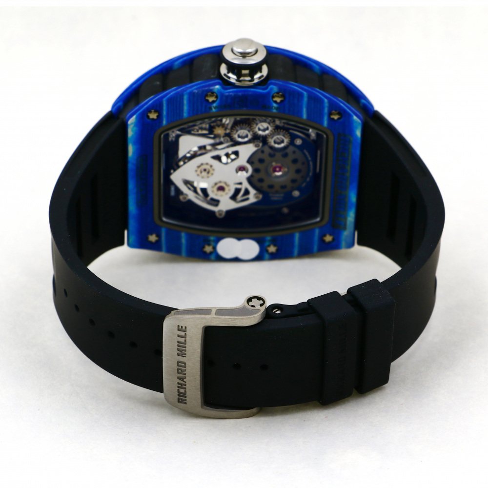 RM14 Carbon Skeletonized Dial Tourbillion Japan Blue 50mm