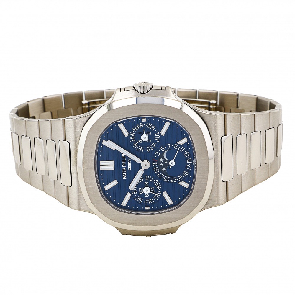 Nautilus Perpetual calendar 5740/1G-001 White Gold 40mm 2021