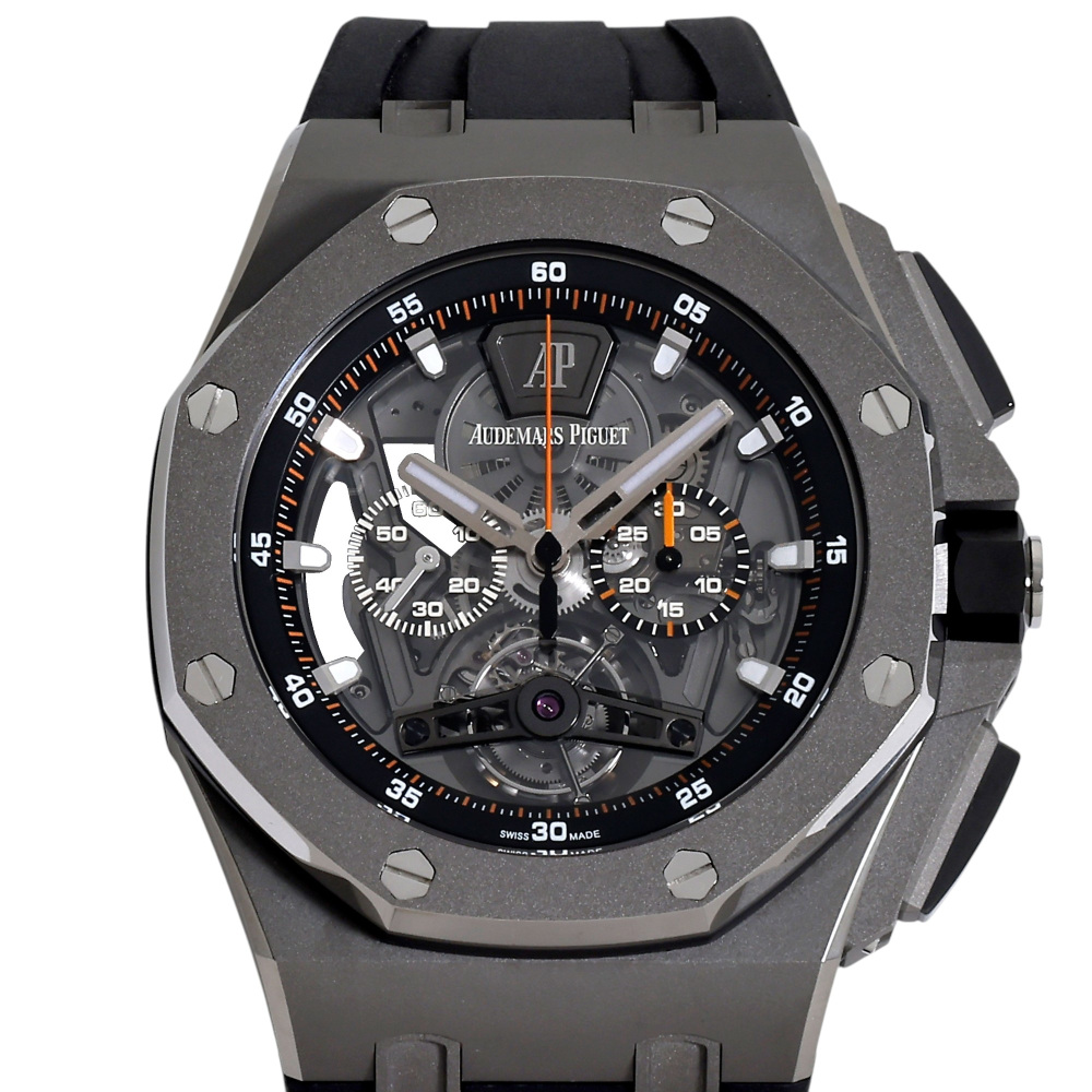 w202187-1 Royal Oak Offshore Tourbillon Chronograph Titanium 44mm 2017