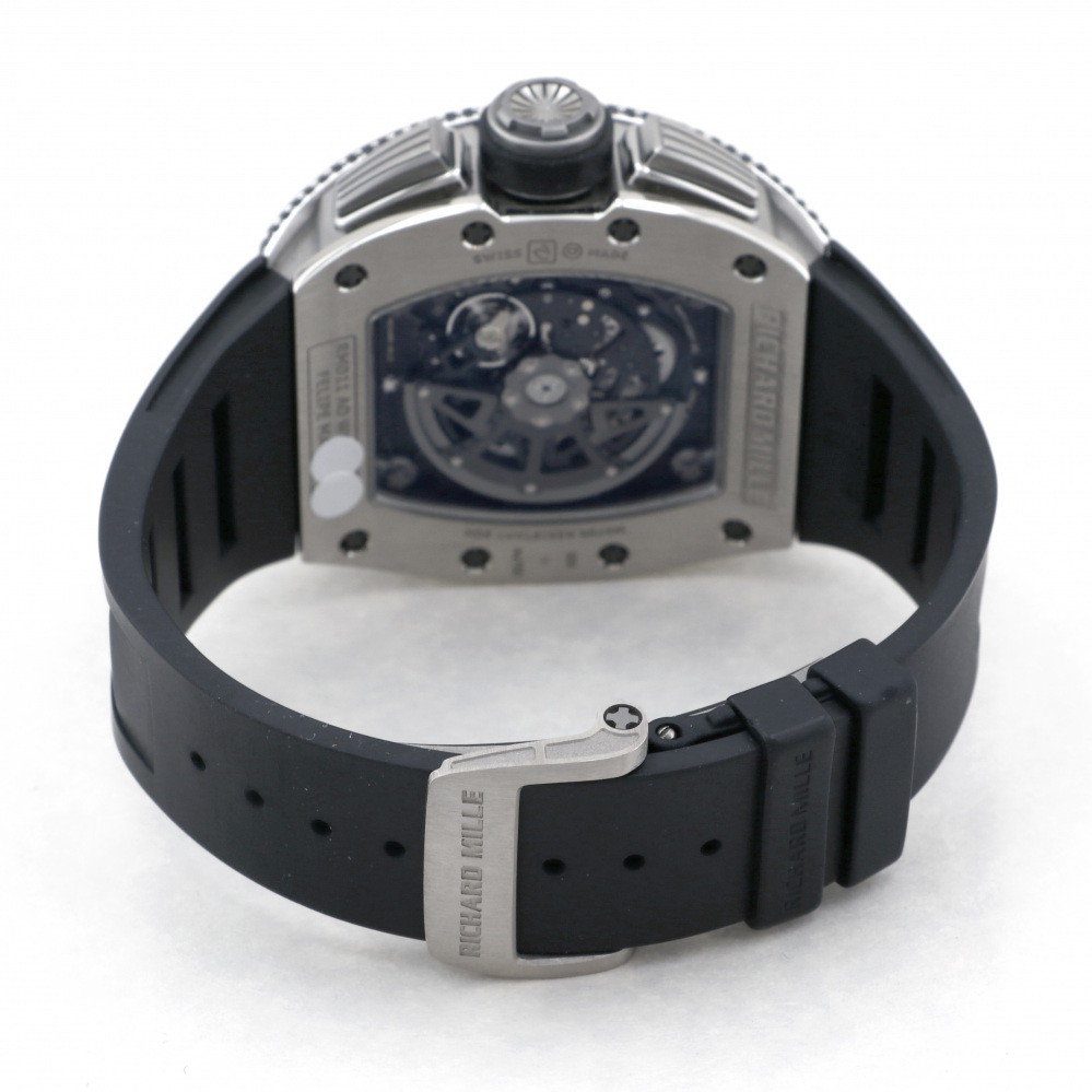 w204111-5 RM11 White Gold Titanium Skeletonized Dial Full Factory Diamond Case Felipe Massa 50mm