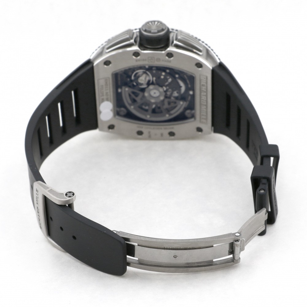 w204111-6 RM11 White Gold Titanium Skeletonized Dial Full Factory Diamond Case Felipe Massa 50mm