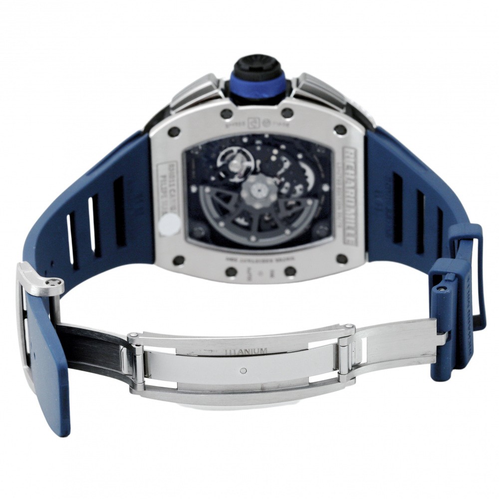 RM11 White Gold Skeletonized Dial Full Factory Diamond Case Felipe Massa 50mm