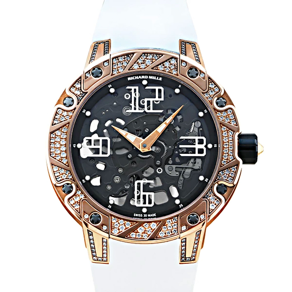 RM33 Rose Gold Skeletonized Dial 45.7mm