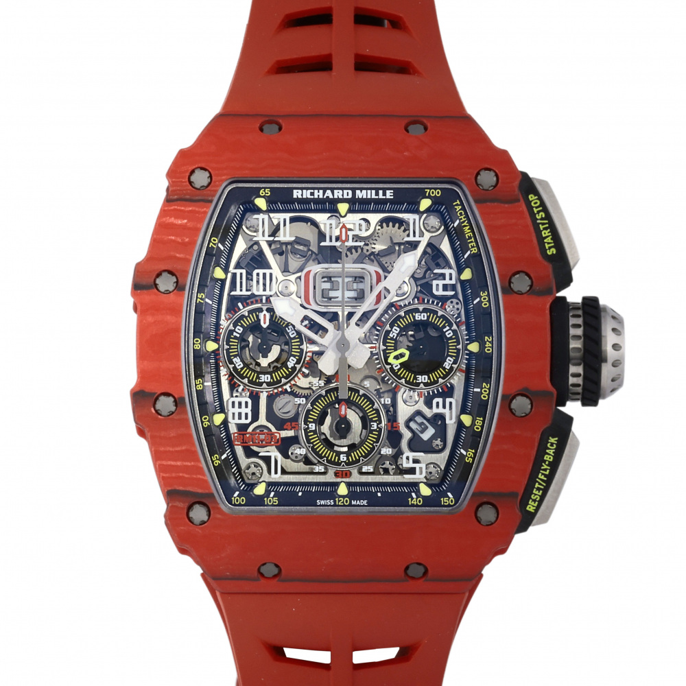 RM11-03 Carbon Skeletonized Dial Red Quartz 50mm 2018