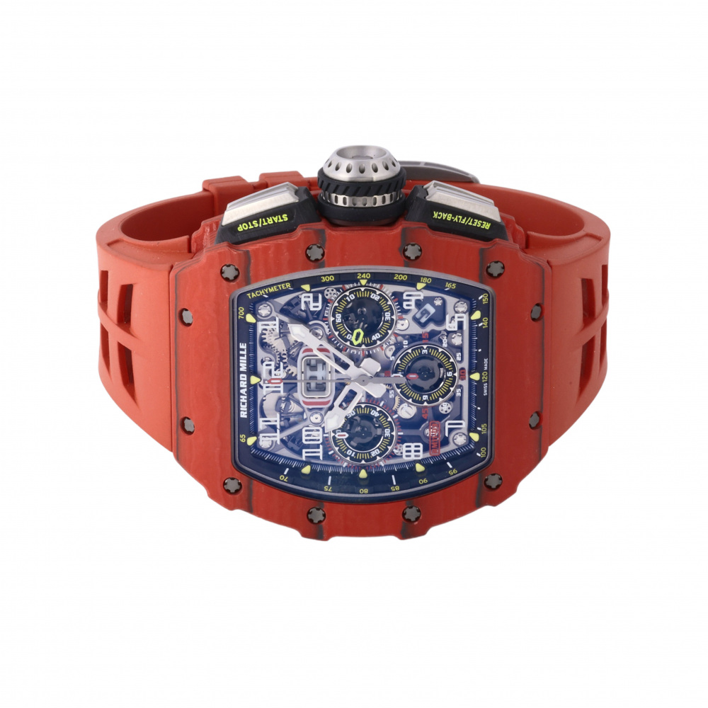 RM11-03 Carbon Skeletonized Dial Red Quartz 50mm 2018