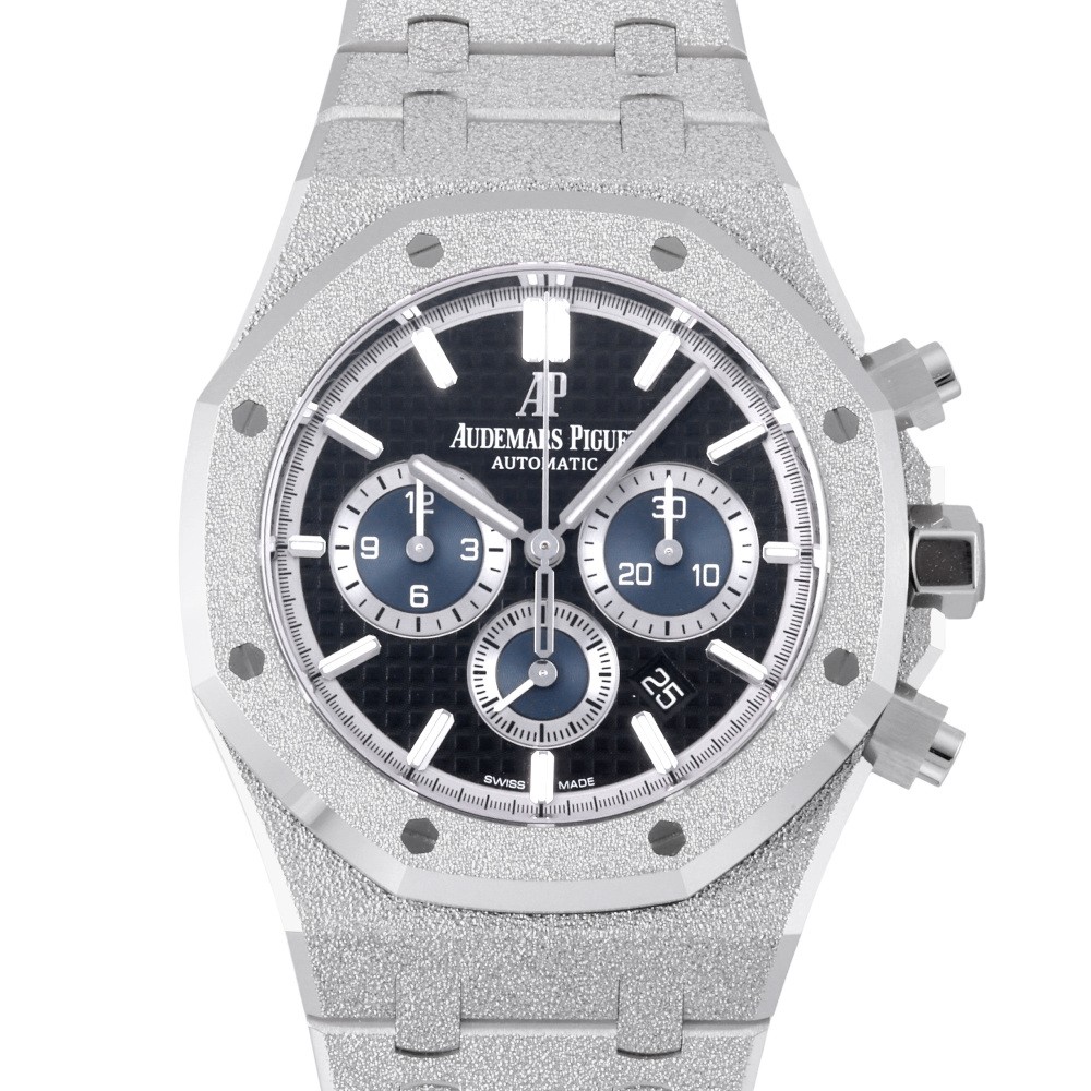 w209249-1 Royal Oak Chronograph Limited number of 111 White frosted gold 41mm 2021
