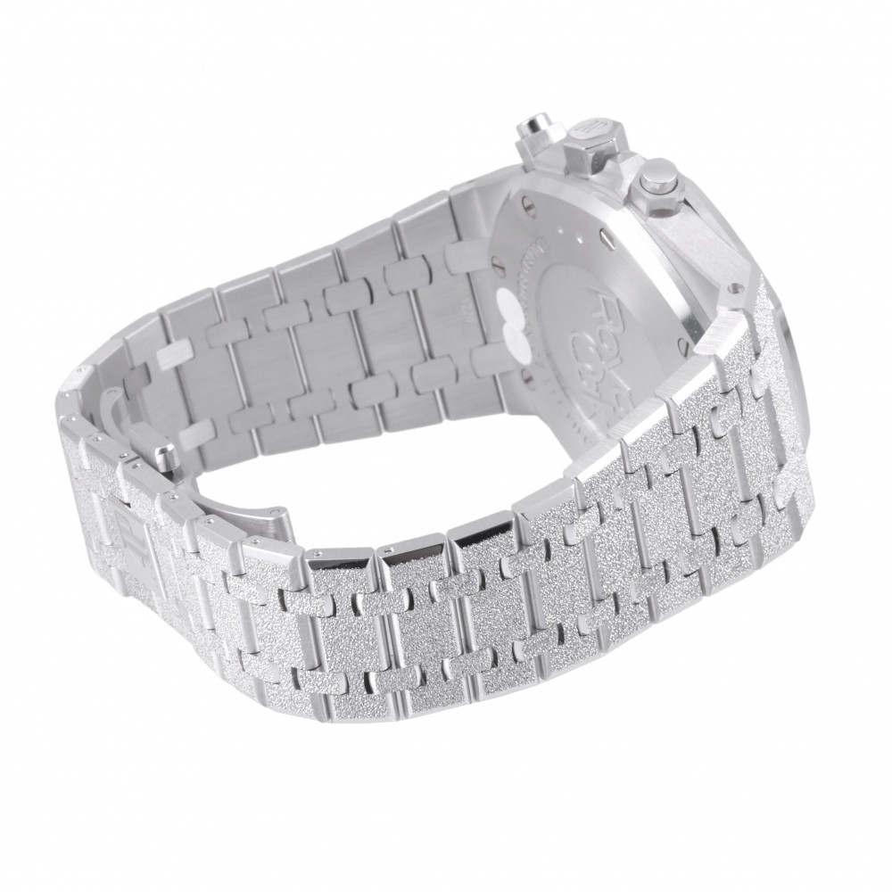 Royal Oak Chronograph Limited number of 111 White frosted gold 41mm 2021