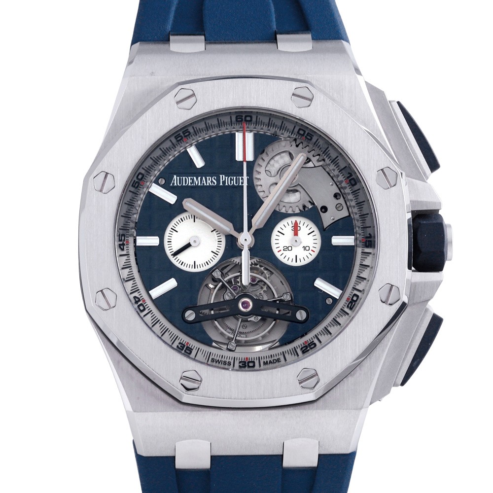 w209576-1 Royal Oak Offshore Tourbillon Chronograph Steel 44mm 2017