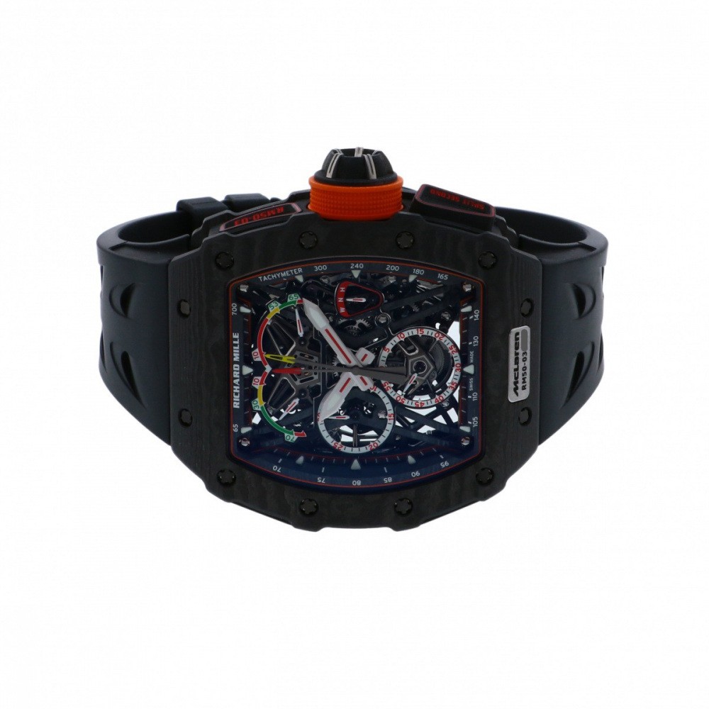 RM50-03 Titanium Carbon Skeletonized Dial Ultra Light Tourbillion McLaren 49.7mm