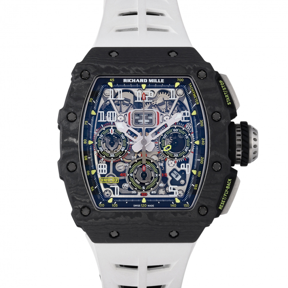 RM11-03 Carbon Skeletonized Dial Automatic Winding Flyback Chronograph 49.9mm 2019