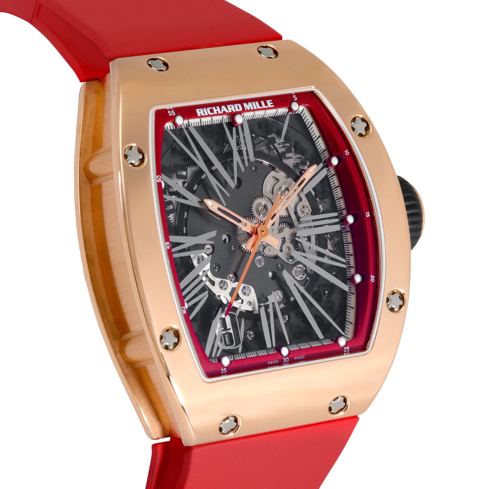 RM23 Rose Gold Skeletonized Dial 45mm