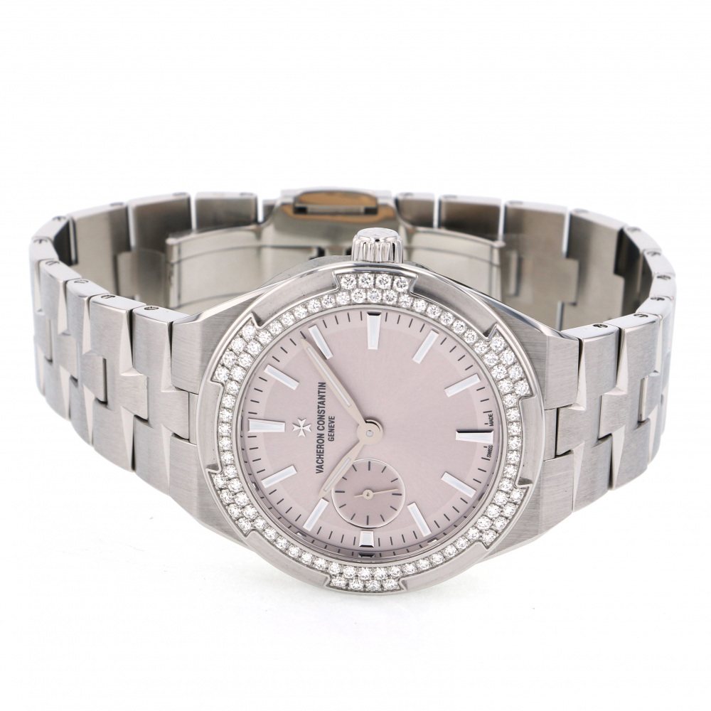 Overseas Steel Small Model Diamond Bezel 37mm