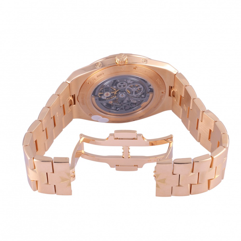 w216850-5 Overseas Extra Flat Perpetual Calendar Rose Gold Skeletonized Dial 41.5mm 2022
