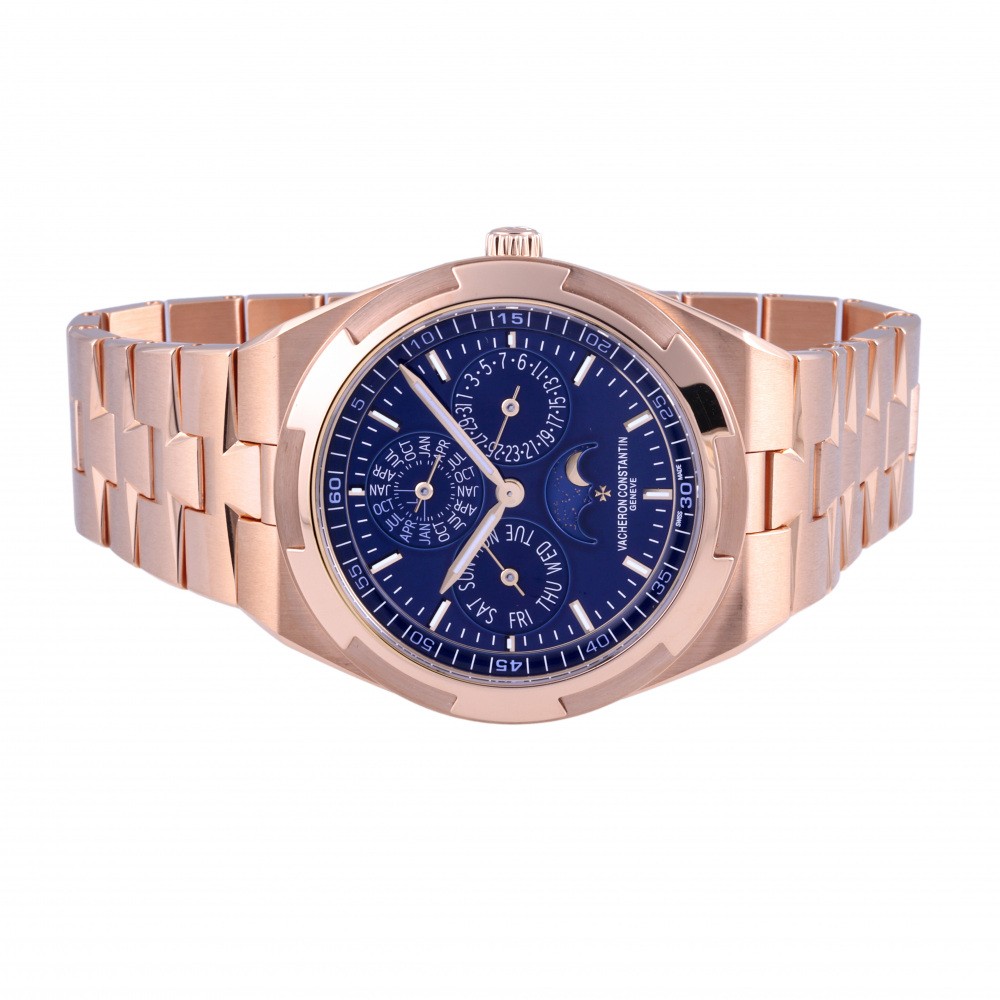 Overseas Extra Flat Perpetual Calendar Rose Gold Blue Dial 41.5mm 2024
