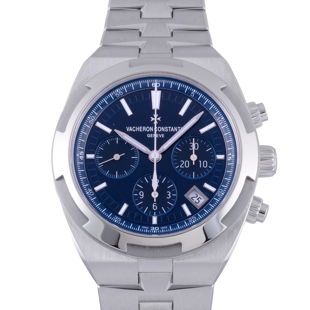 Overseas Chronograph Steel Blue Dial 42.5mm 2021