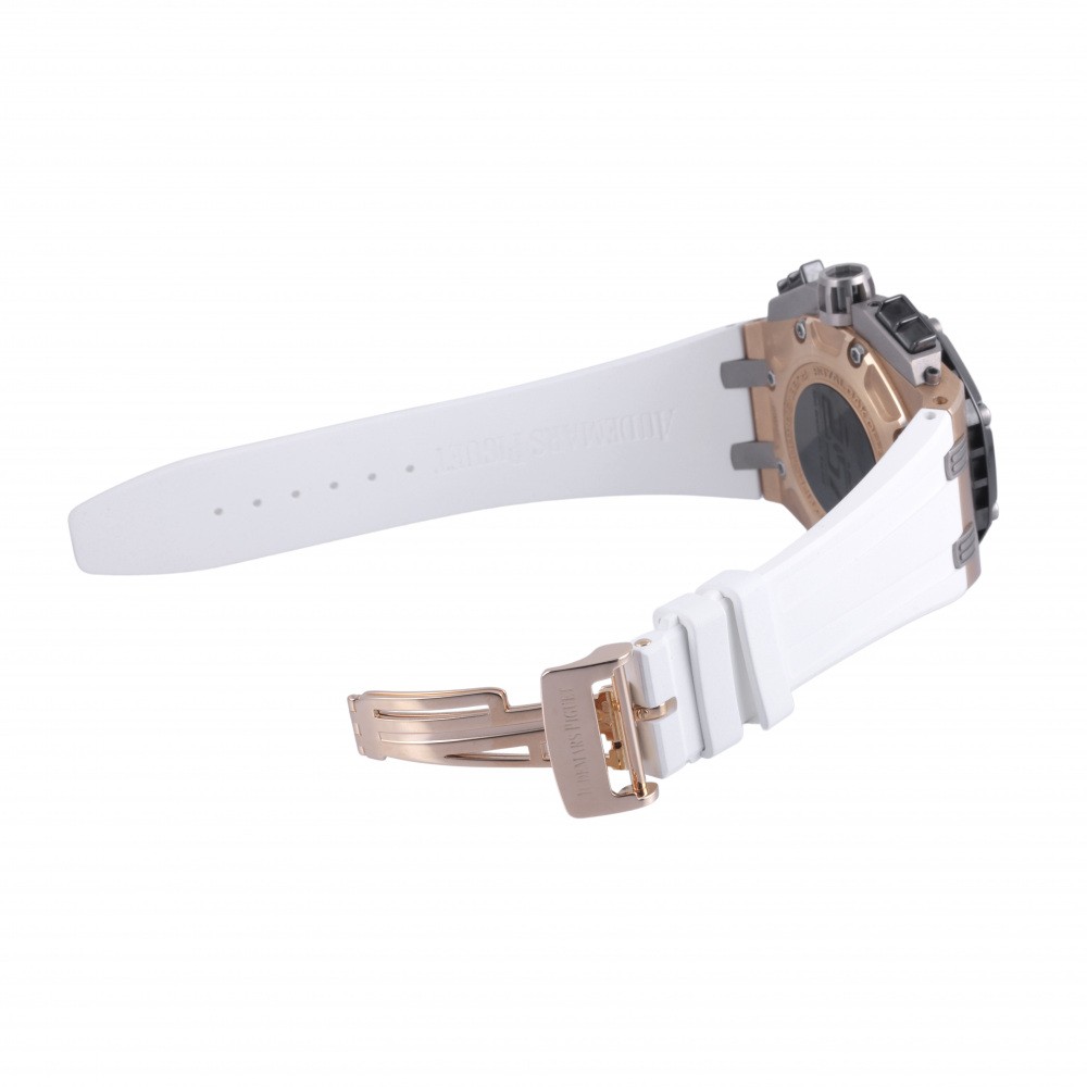 Royal Oak Offshore Rubens Barrichello Limited model of 257 pieces in the World Rose Gold, Ceramic, Titanium 46mm