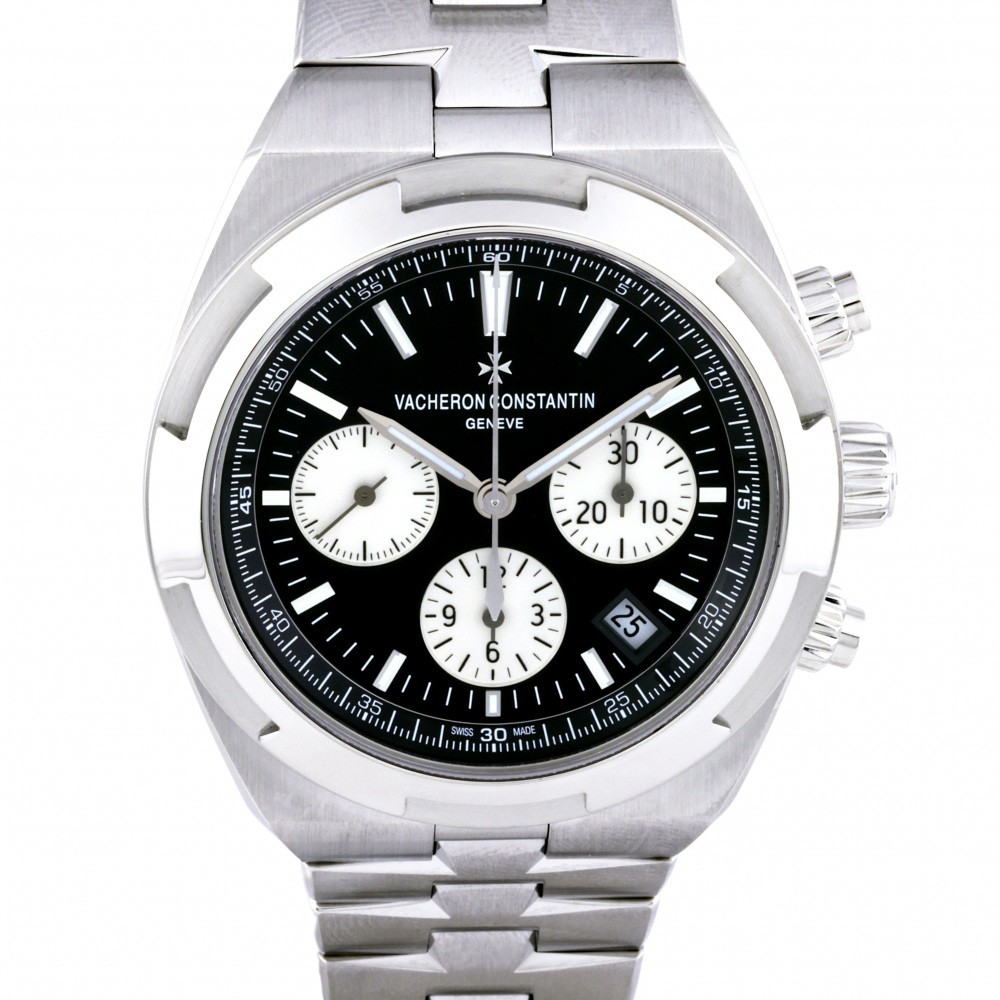 Overseas Chronograph Steel Black Dial 42.5mm 2021