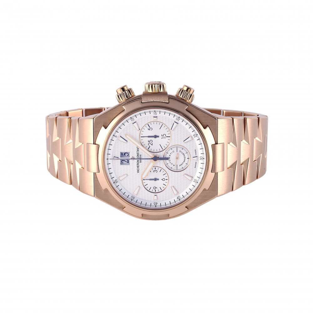 w221689-2 Overseas Chronograph Rose Gold White Dial 42mm 2018