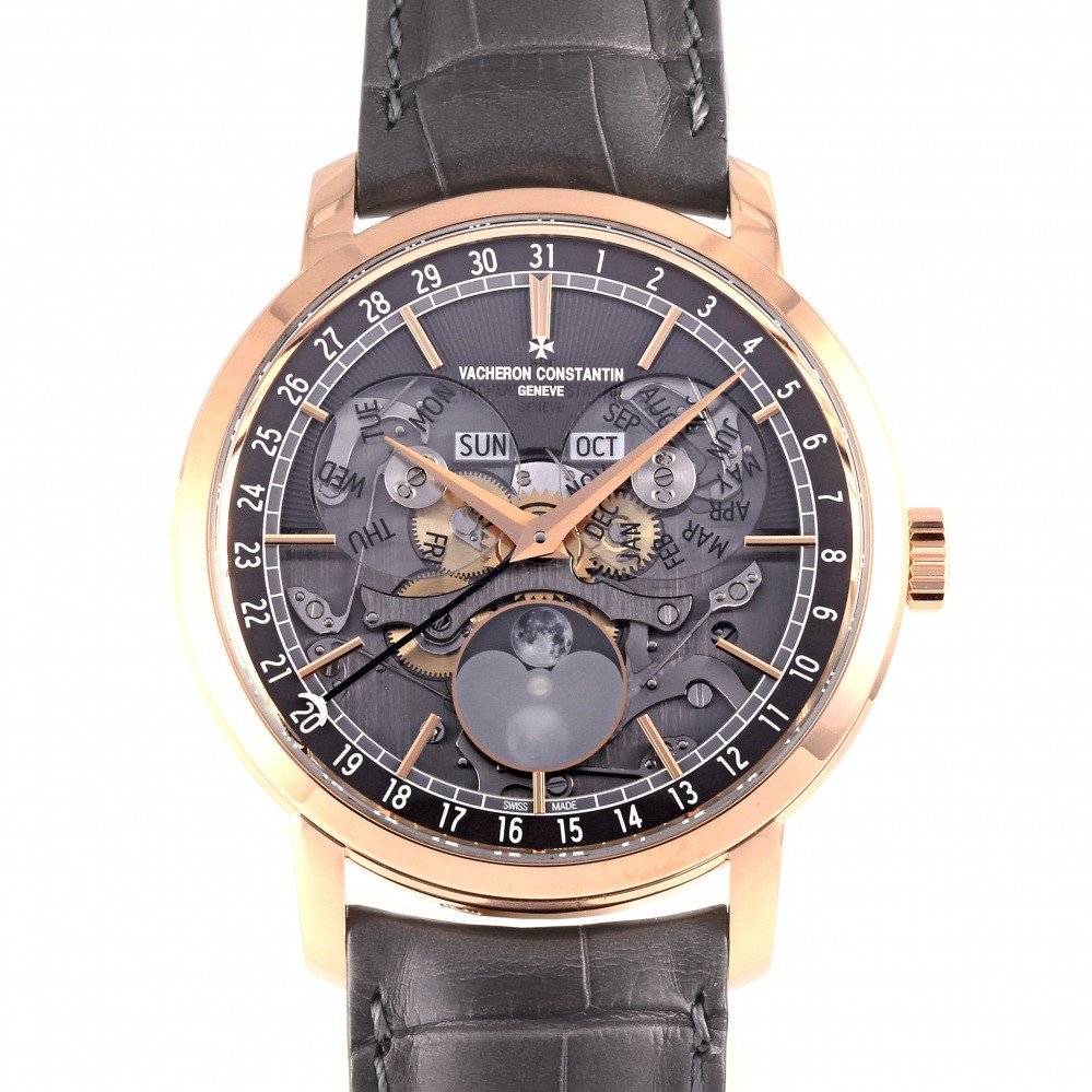 Traditional Complete calendar Open face Rose Gold 42.5mm 2022