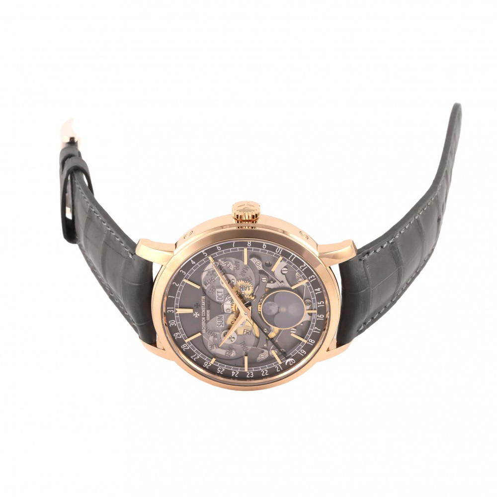 Traditional Complete calendar Open face Rose Gold 42.5mm 2022