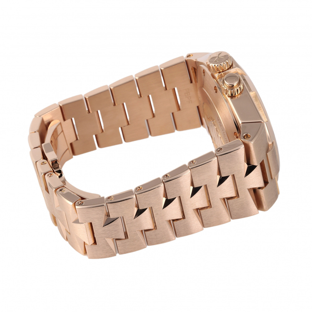 Overseas Dual Time Rose Gold Silver Dial 42mm