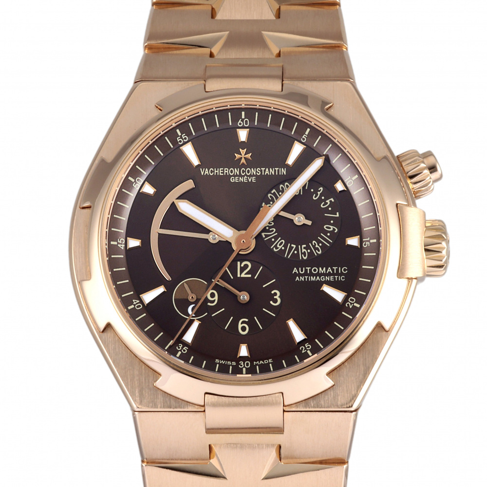 Overseas Dual Time Rose Gold Brown Dial 42mm 2007