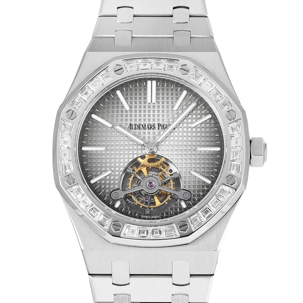 Royal Oak Tourbillon extra Thin Platinum Diamond 41mm 2019
