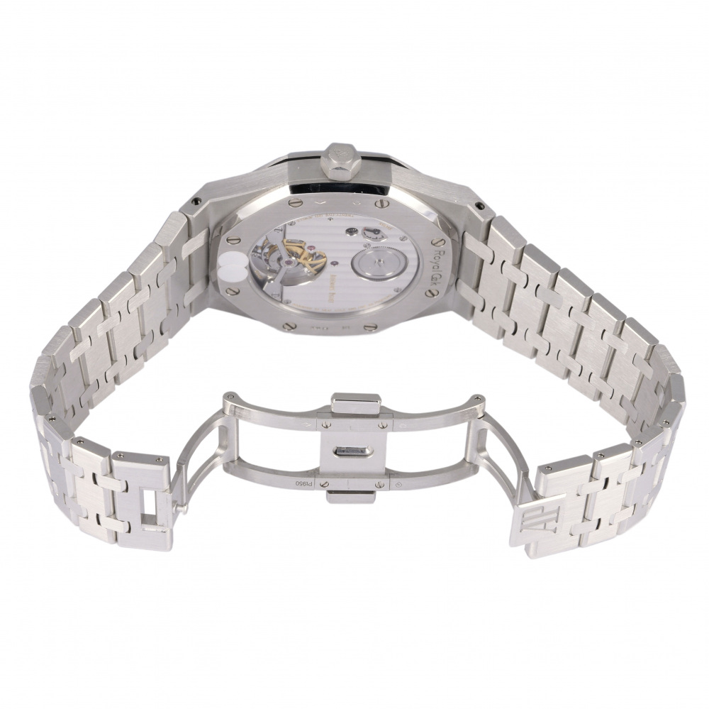 Royal Oak Tourbillon extra Thin Platinum Diamond 41mm 2019