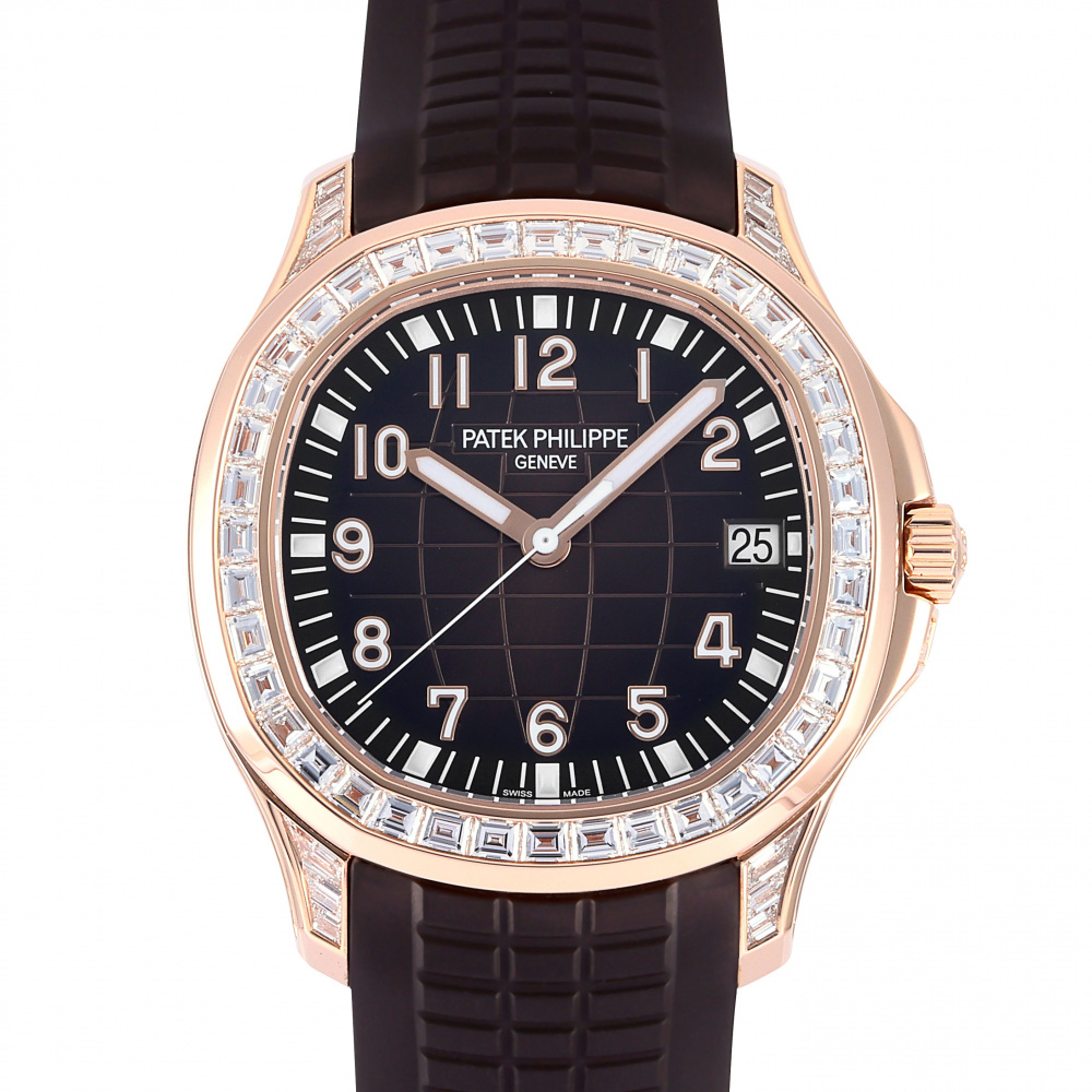 Aquanaut Extra large baguette diamond 5167/300R-010 Rose Gold 40.8mm 2021