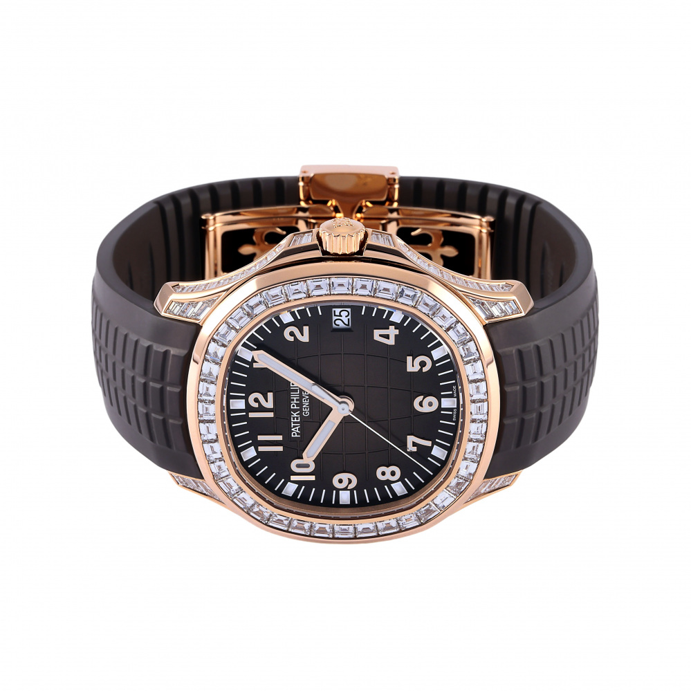 w227877-2 Aquanaut Extra large baguette diamond 5167/300R-010 Rose Gold 40.8mm 2021