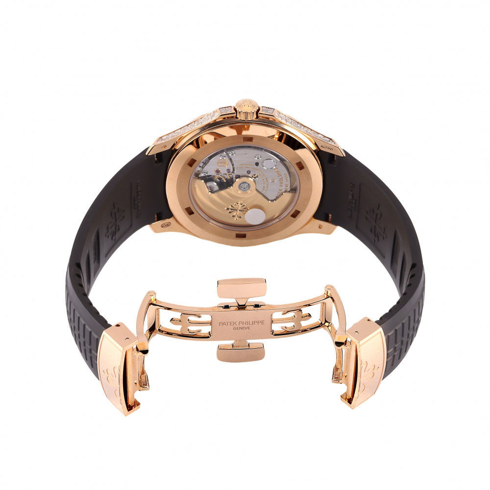 w227877-5 Aquanaut Extra large baguette diamond 5167/300R-010 Rose Gold 40.8mm 2021