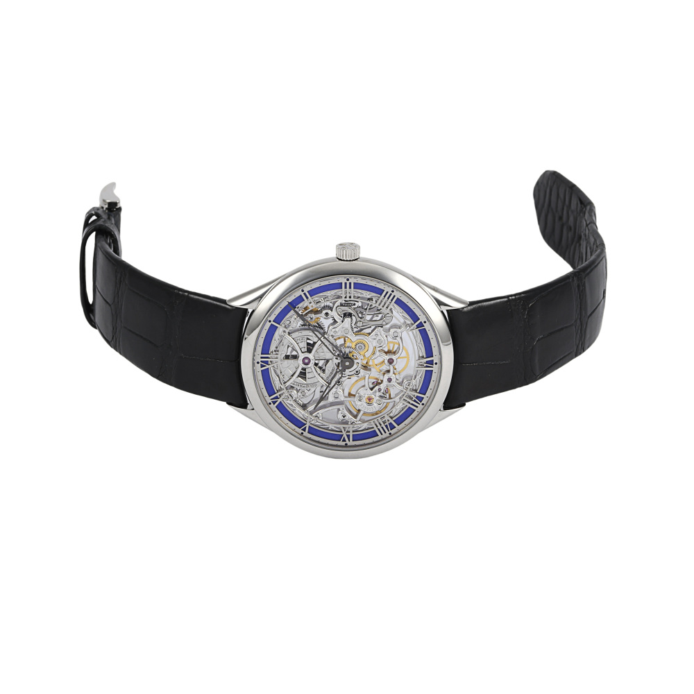 Metierdal mechanical Ajure White Gold Skeletonized Dial 40mm