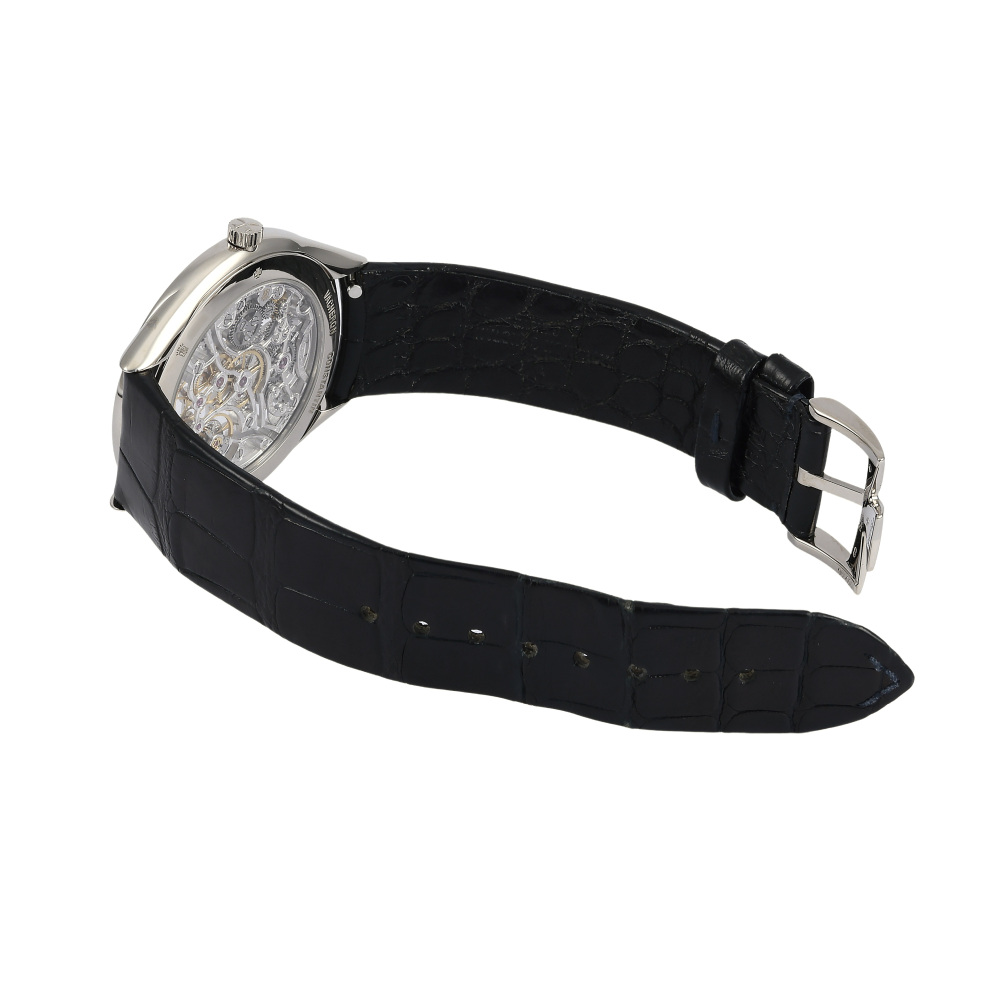 Metierdal mechanical Ajure White Gold Skeletonized Dial 40mm