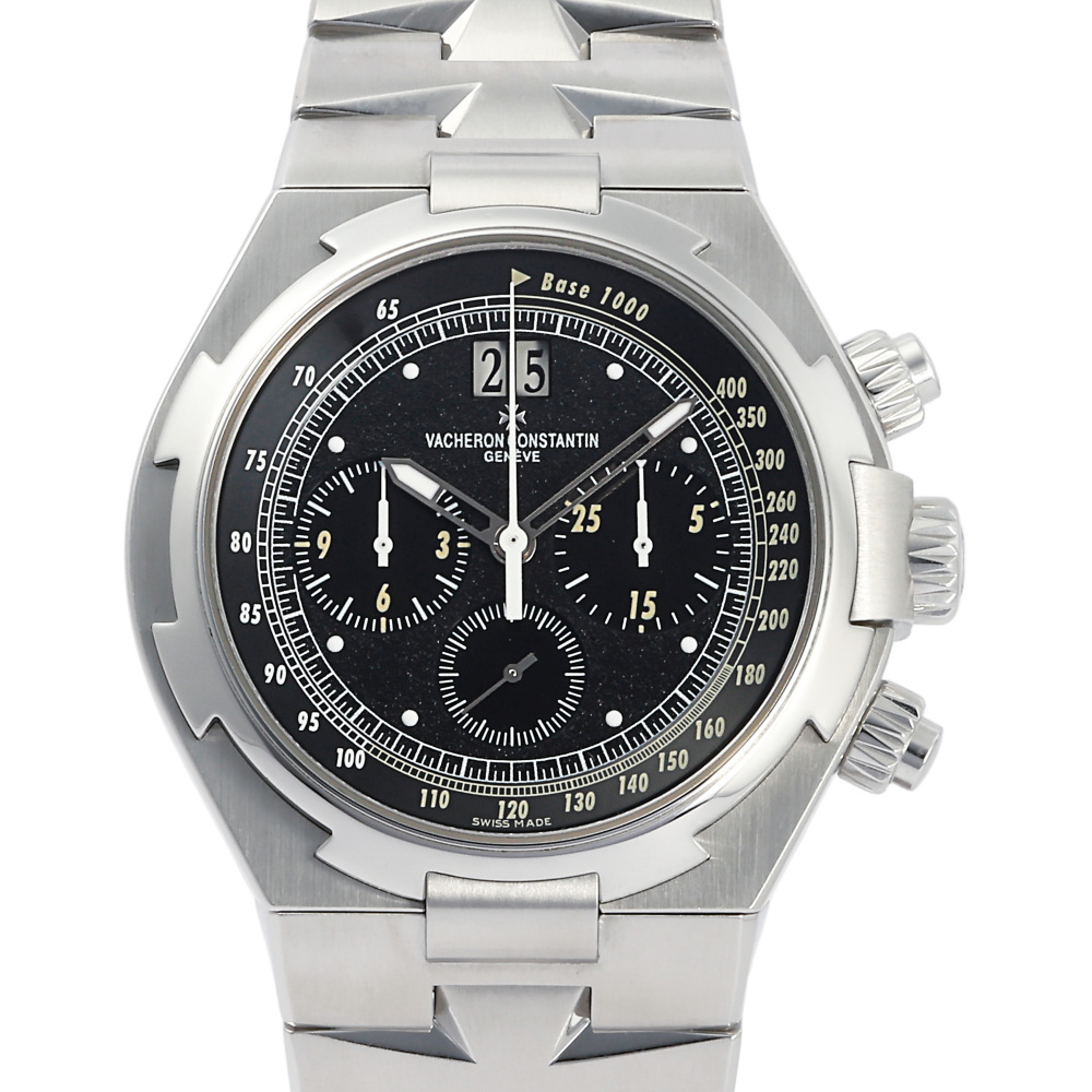 w232240-1 Overseas Chronograph Chrono Defi Mail Steel Black Dial 42mm