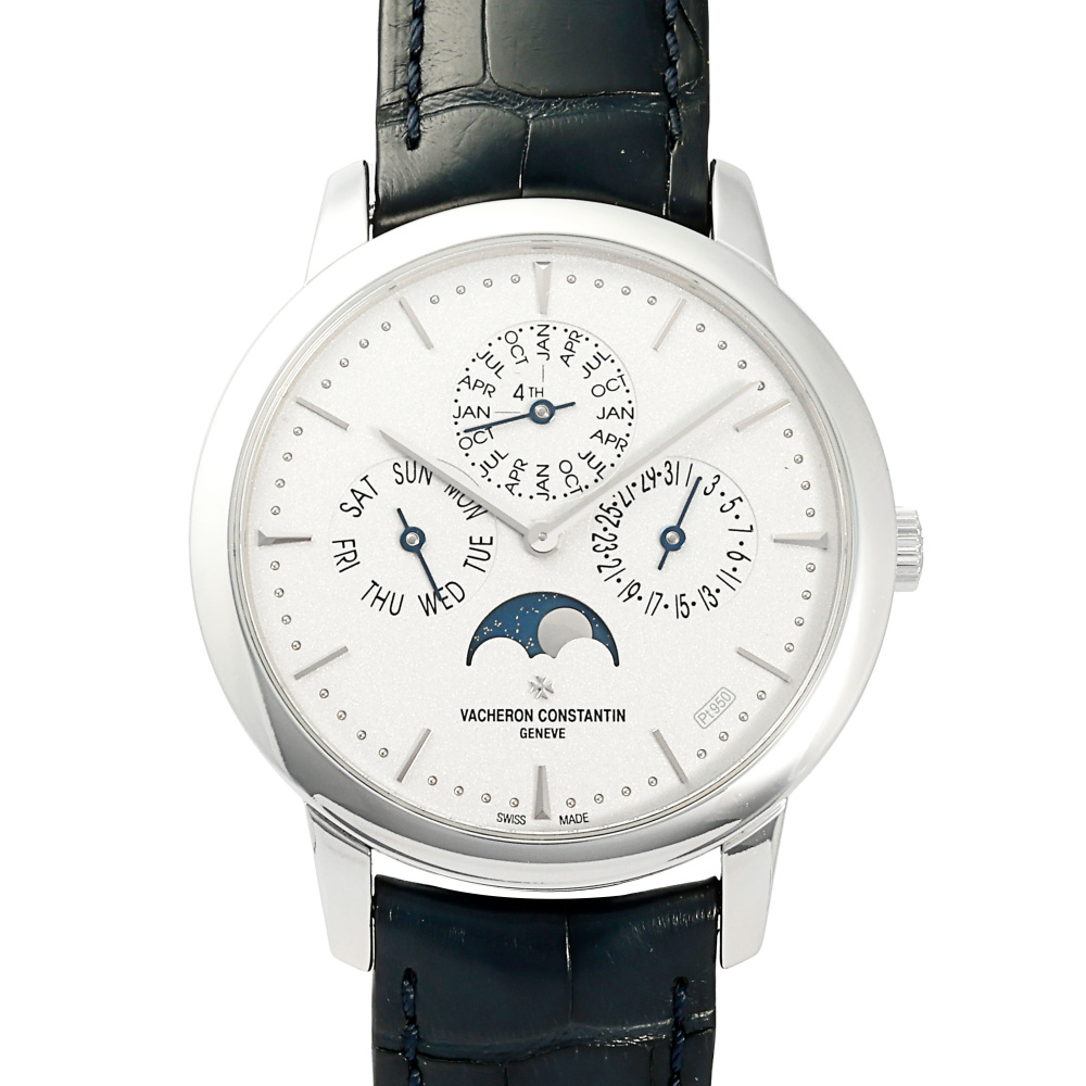 Patrimony World Limited 100 Platinum Silver Dial 41mm