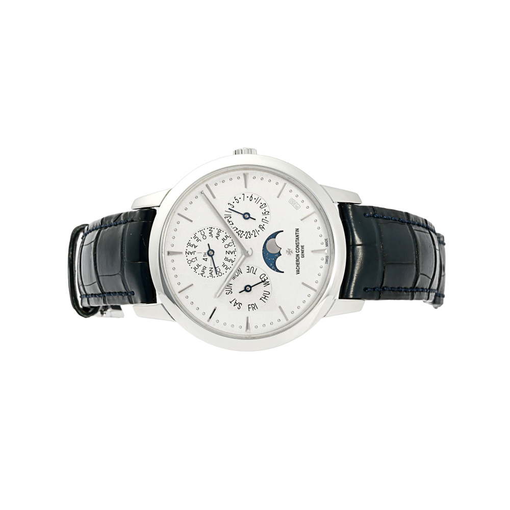 Patrimony World Limited 100 Platinum Silver Dial 41mm