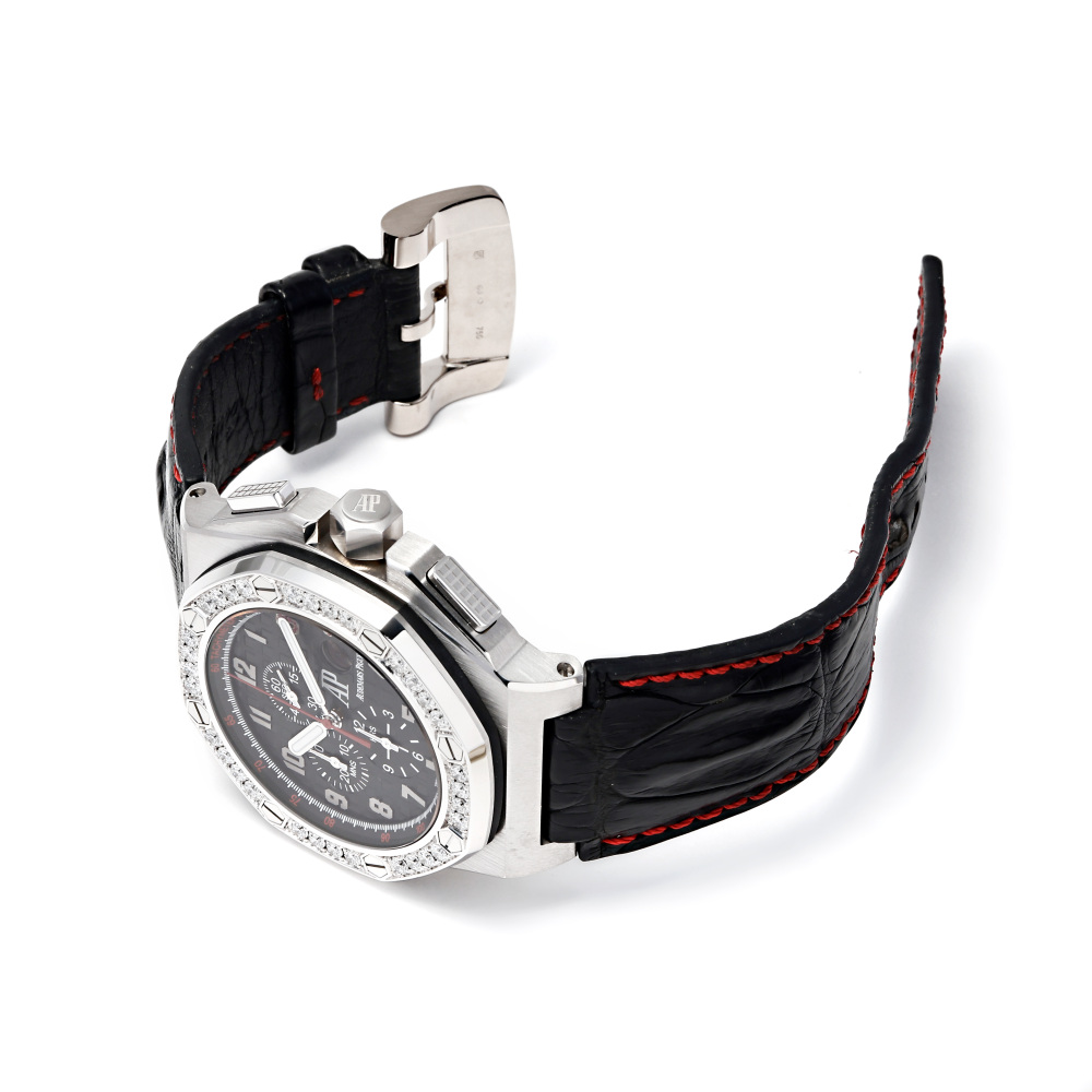 Royal Oak Offshore Shaquille O'Neill Chronograph World Limited 96 White gold Diamond 48mm