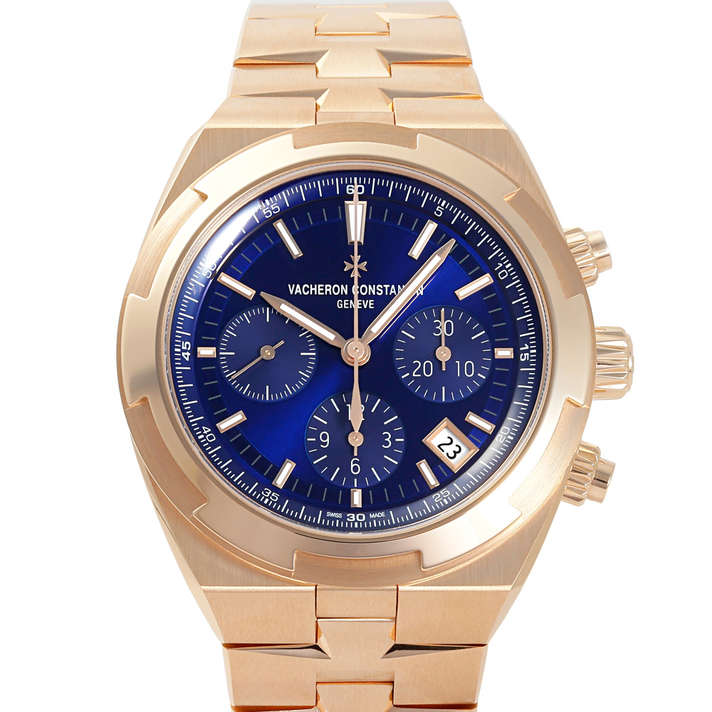 Overseas Chronograph Boutique Limited Rose Gold Blue Dial 42.5mm 2024