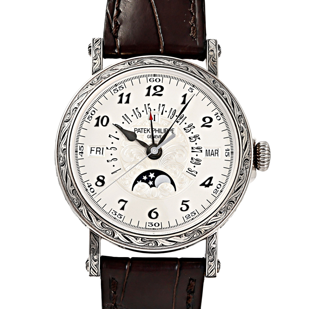 Grand Complication retrograde date display Perpetual calendar 5160/500G-001 White Gold 38mm 2018