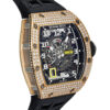 RM30 Titanium Rose Gold Skeletonized Dial Automatic Decratable Rotor Full Factory Diamond Case 50mm 2023