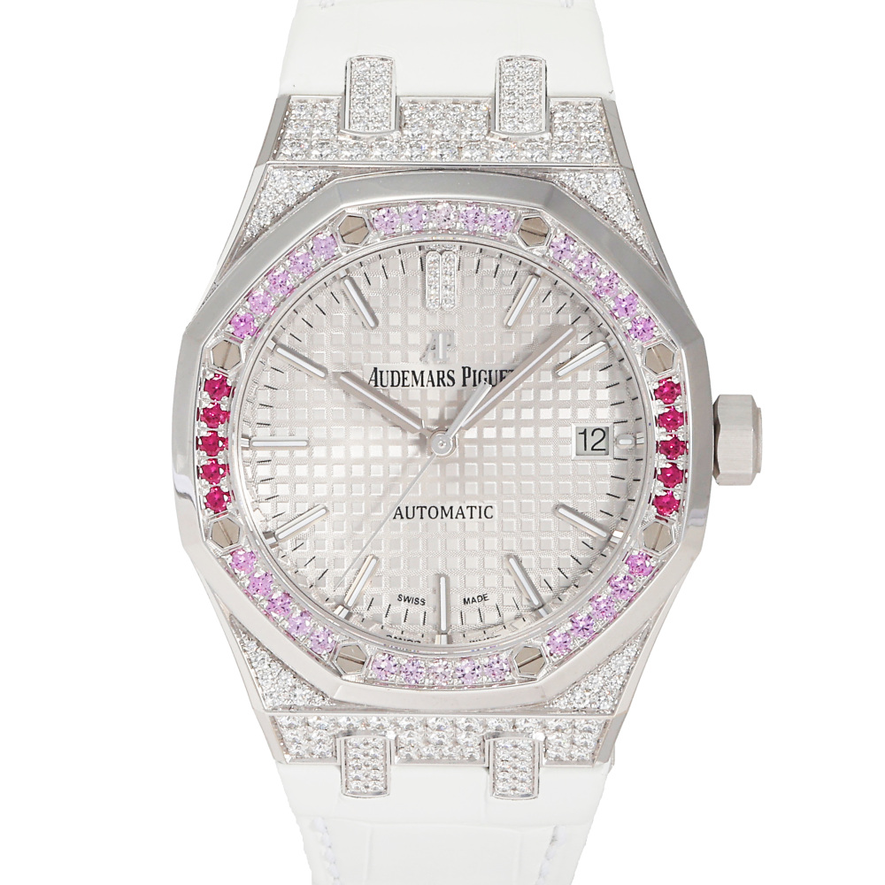 Royal Oak Automatic White gold Diamond 37mm 2021