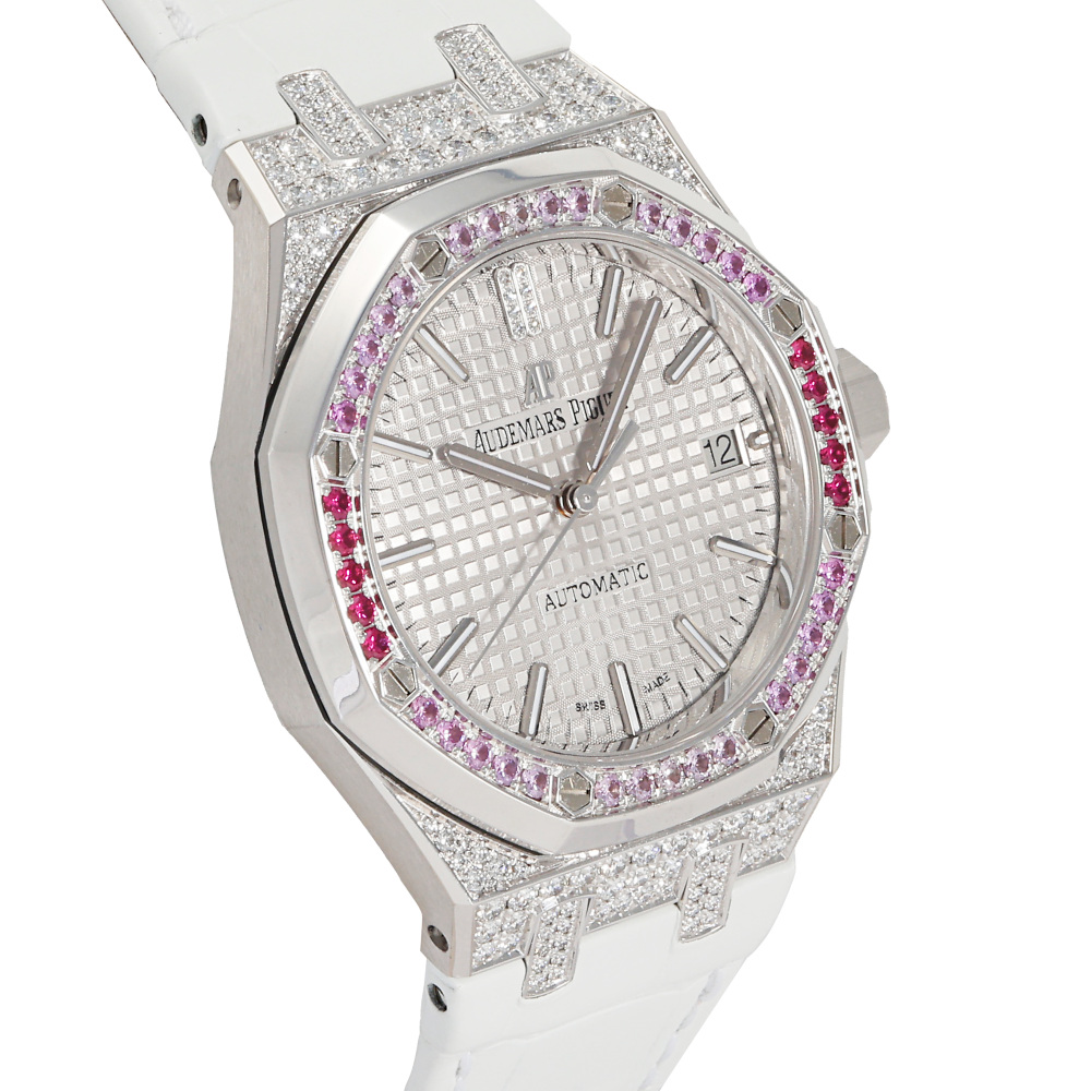 Royal Oak Automatic White gold Diamond 37mm 2021