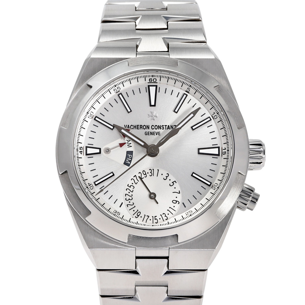 Overseas Dual Timer Steel Silver Dial 41mm 2022