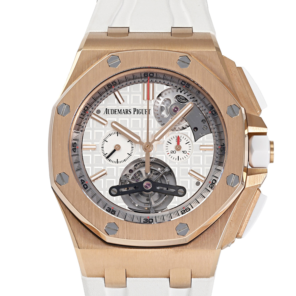 w245423-1 Royal Oak Offshore Tourbillon Chronograph Automatic Rose gold 44mm 2019